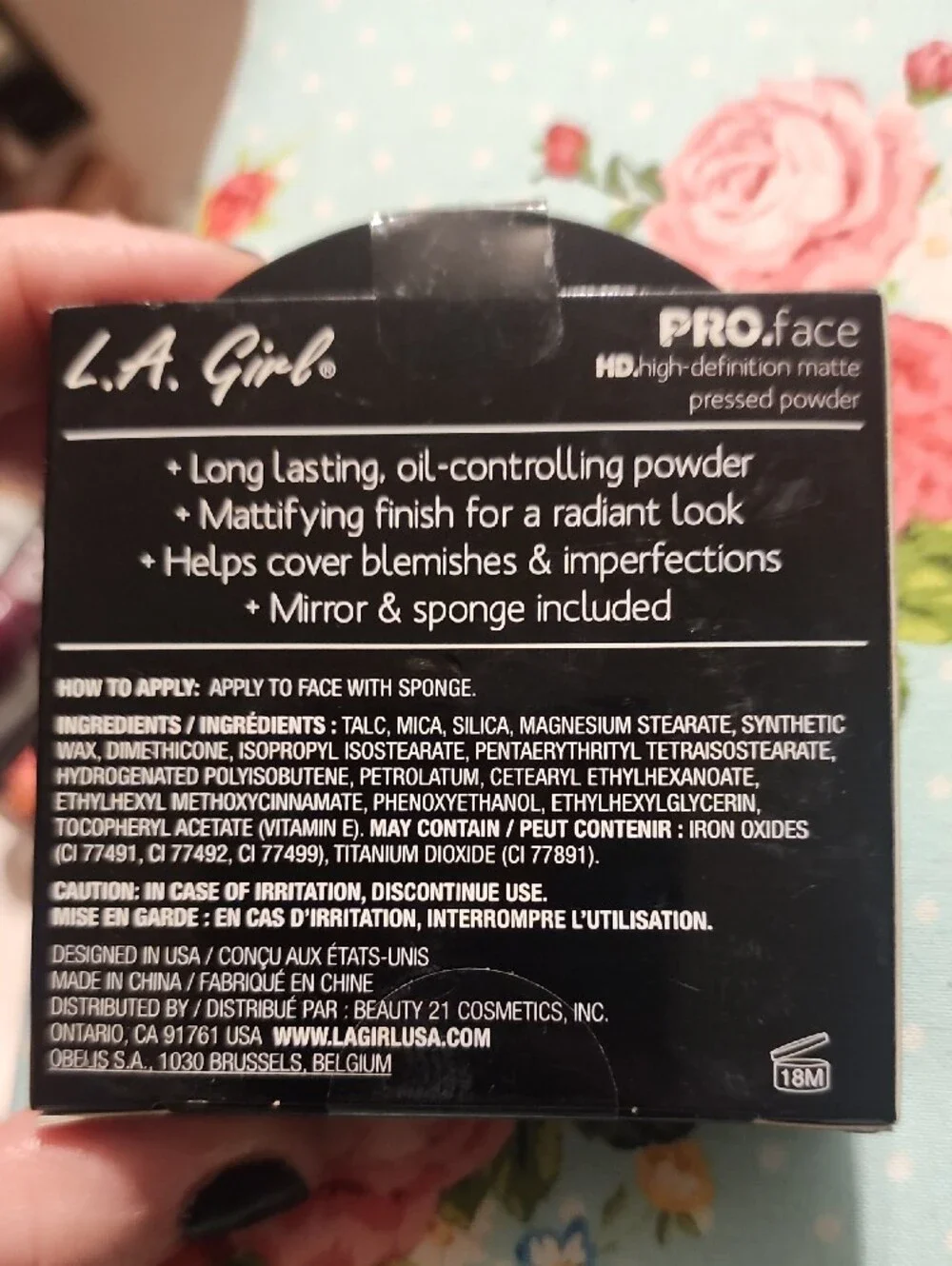 LA Girl Pro.Face Matte Pressed Powder - Beige Cream